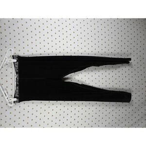 Victorias Secret PINK Velvet Touch Ultimate Pants Leggings Black MEDIUM